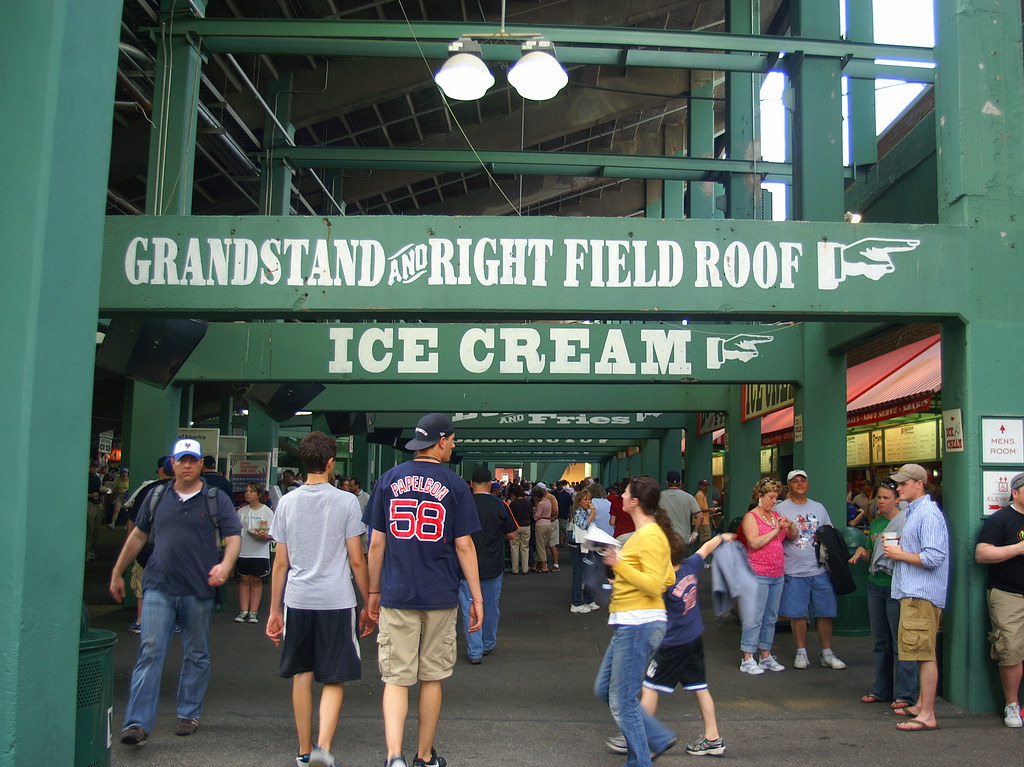 Grandstand concessions, Fenway Park NJ Baseball Flickr