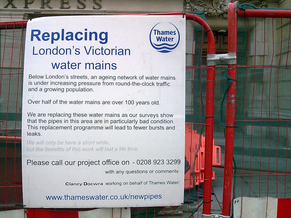 Replacing London's Victorian water mains Location London … Flickr