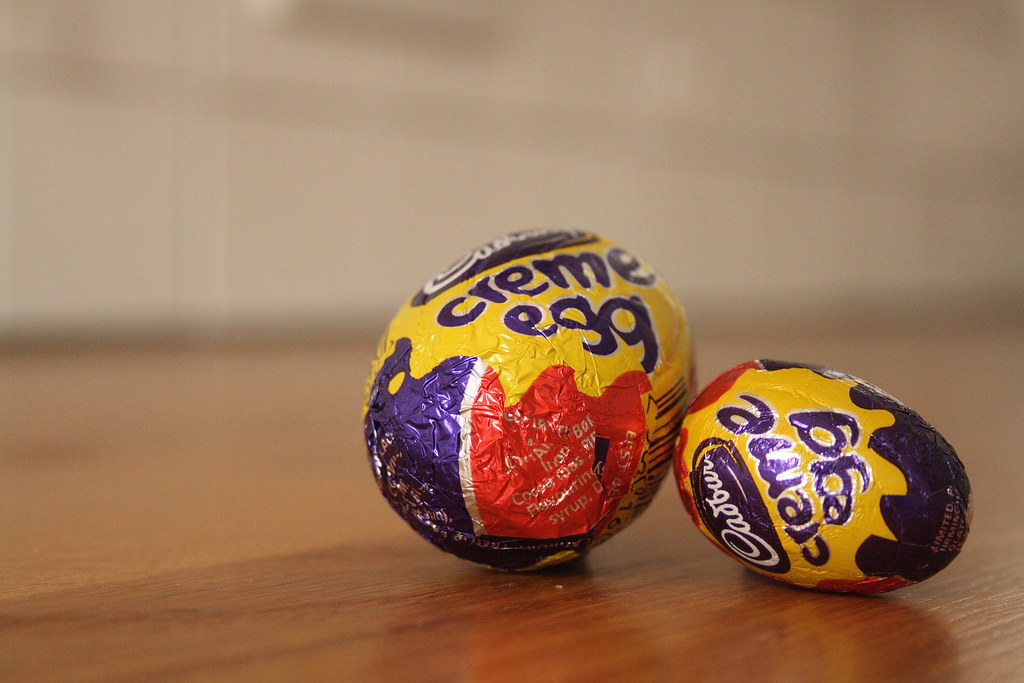 Cadbury creme/cream eggs The official dimensions of the la… Flickr
