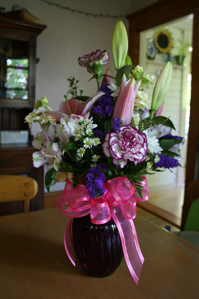 IMG_3365 Matt had a lovely vase of flowers delivered for o… Flickr