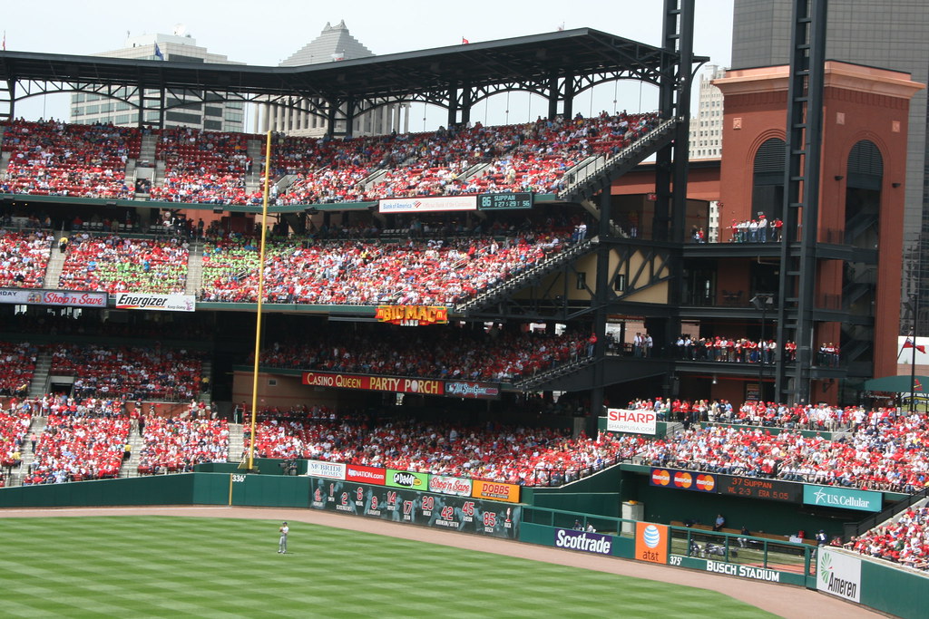 Busch Stadium Left Field Home to "Big Mac Land". Flickr