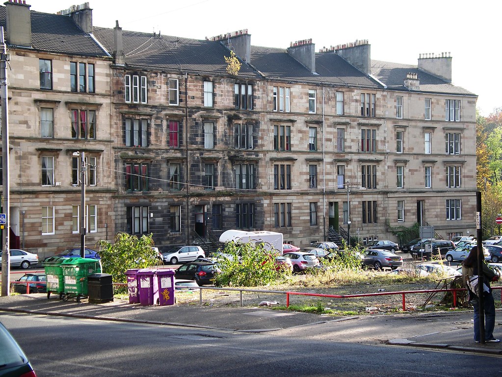 Glasgow Gibson Street, Tenements Looking across Gibson S… Flickr