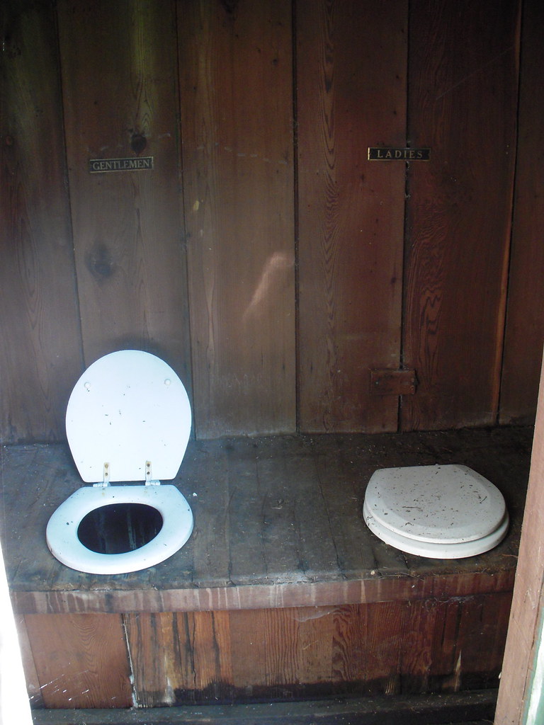 A Two Seater This outhouse is on our property behind the g… Flickr