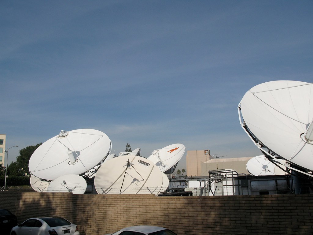 The Dishes Satellite dishes at NBC Studios in Burbank, CA.… Jeffrey