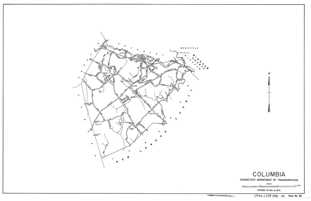 Town roads Columbia/ Connecticut Department of Transportat… Flickr