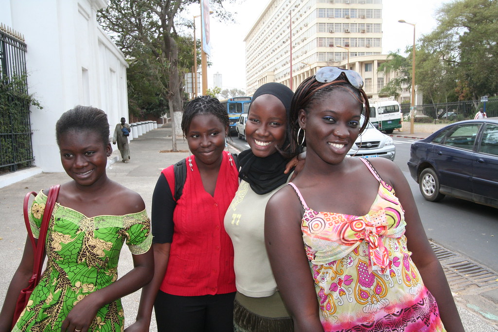Dakar, Senegal Playful young girls in Dakar, Senegal Emeka B Flickr