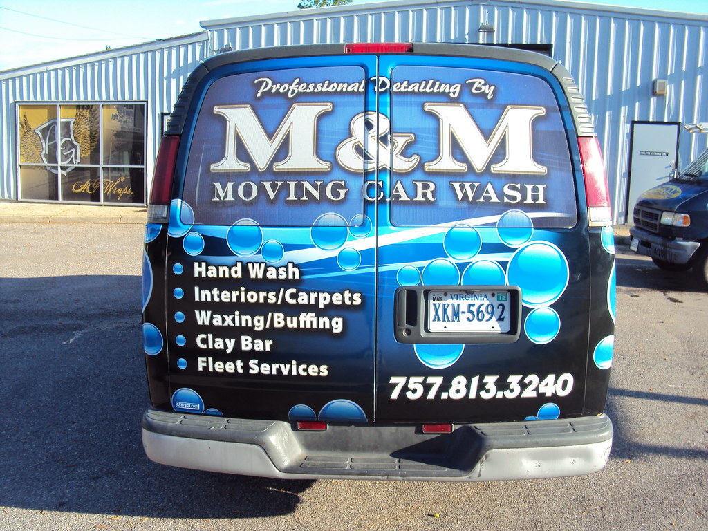 M & M Moving Car Wash Van Wrap AG Wraps Flickr