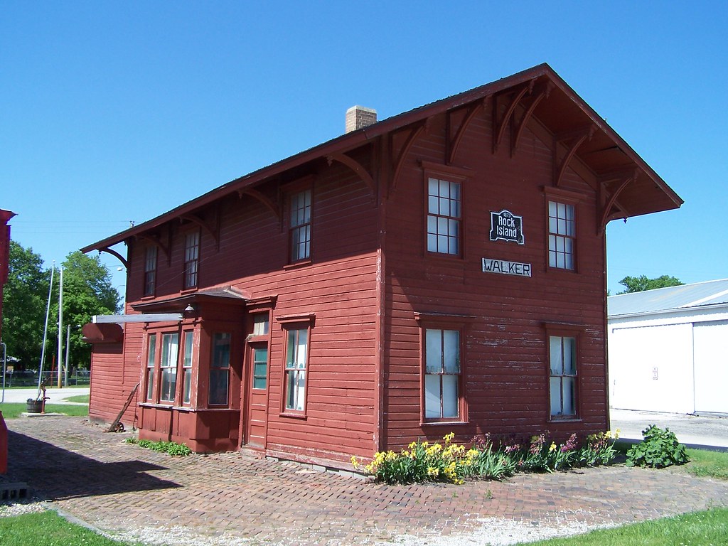 Rock Island Depot, Walker, IA. 5/29/09. The Postville, IA … Flickr