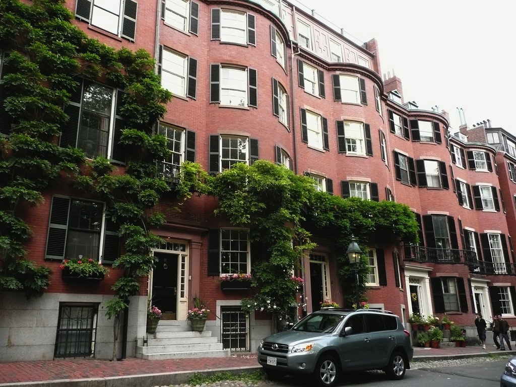 Boston, Row Houses Mary Warren Flickr