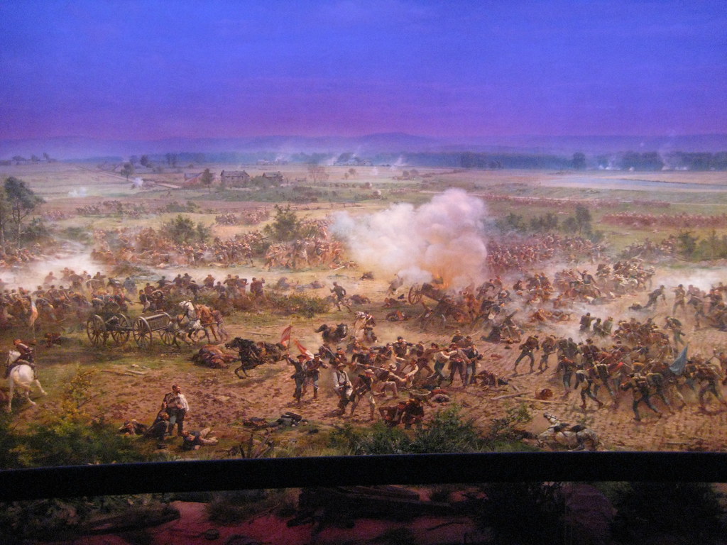 Cyclorama Pickett's Charge Painting at Gettysburg Flickr