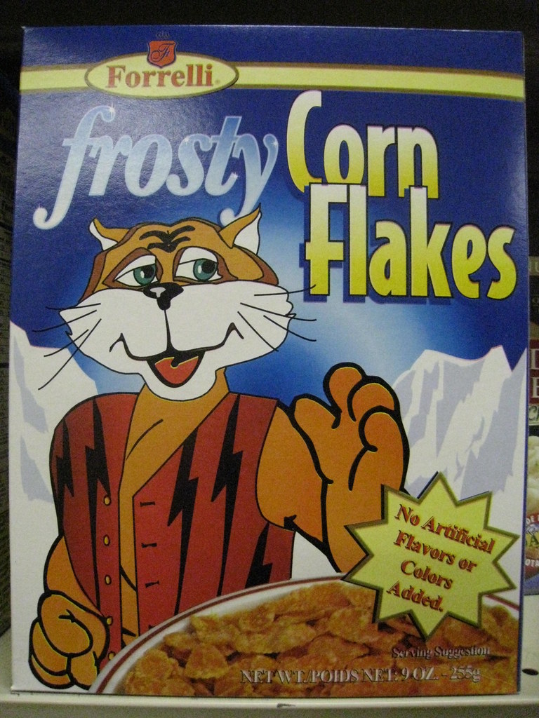 Frosty Corn Flakes Sweet vest. "Antonio il Tigre" is obvio… Flickr