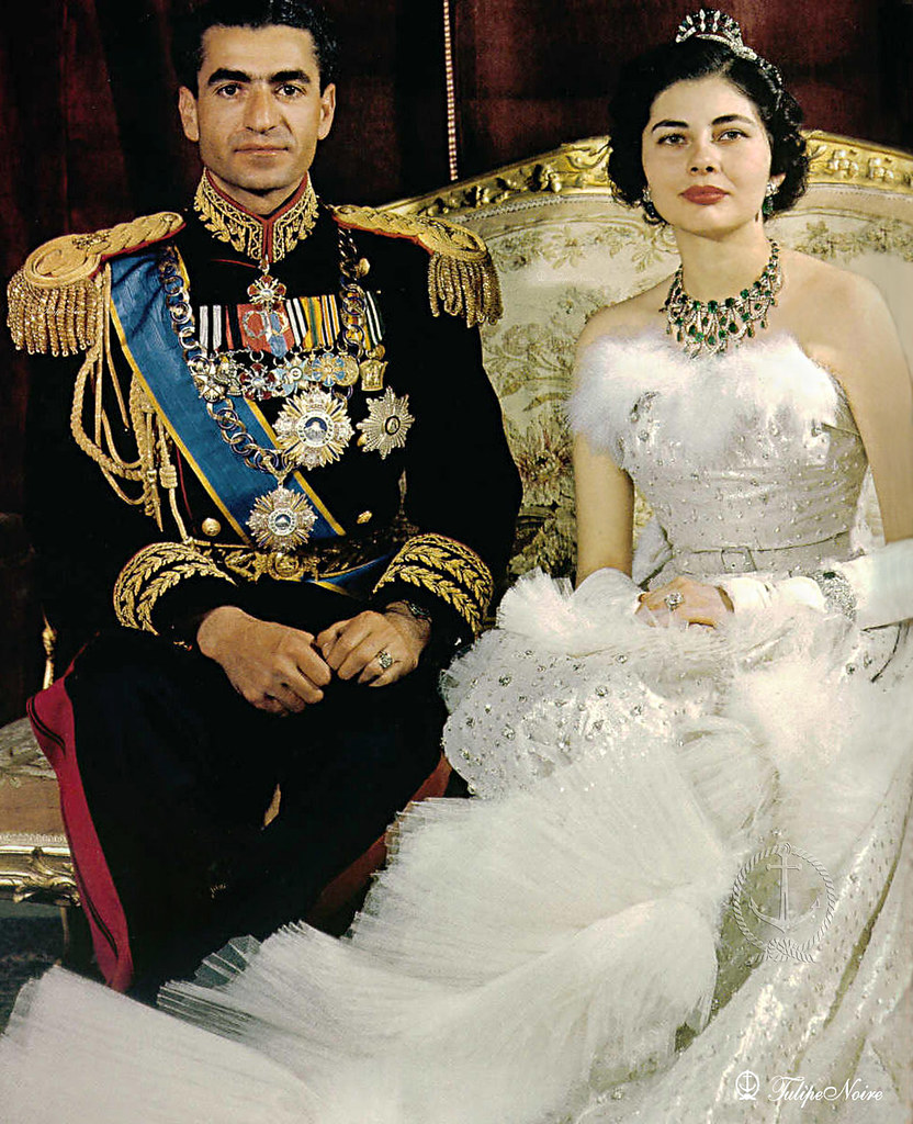H.M. Mohamed Reza Pahlavi Shah of Iran & Queen Soraya Th… Flickr
