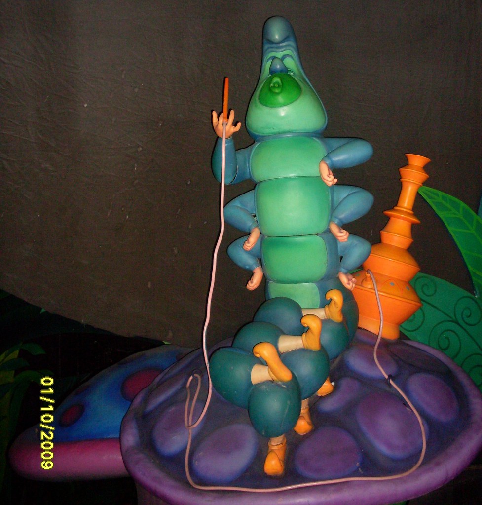 HookahSmoking Caterpillar in "Alice in Wonderland" ride … Flickr