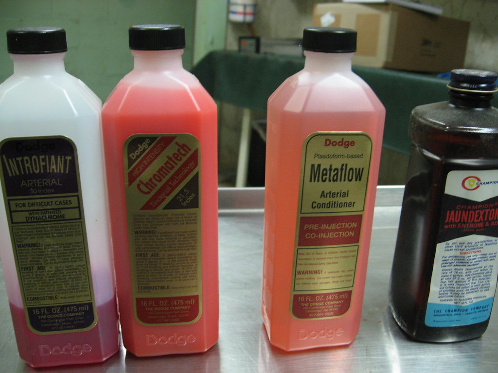 Embalming Fluid For chemistry class Junior year, we had