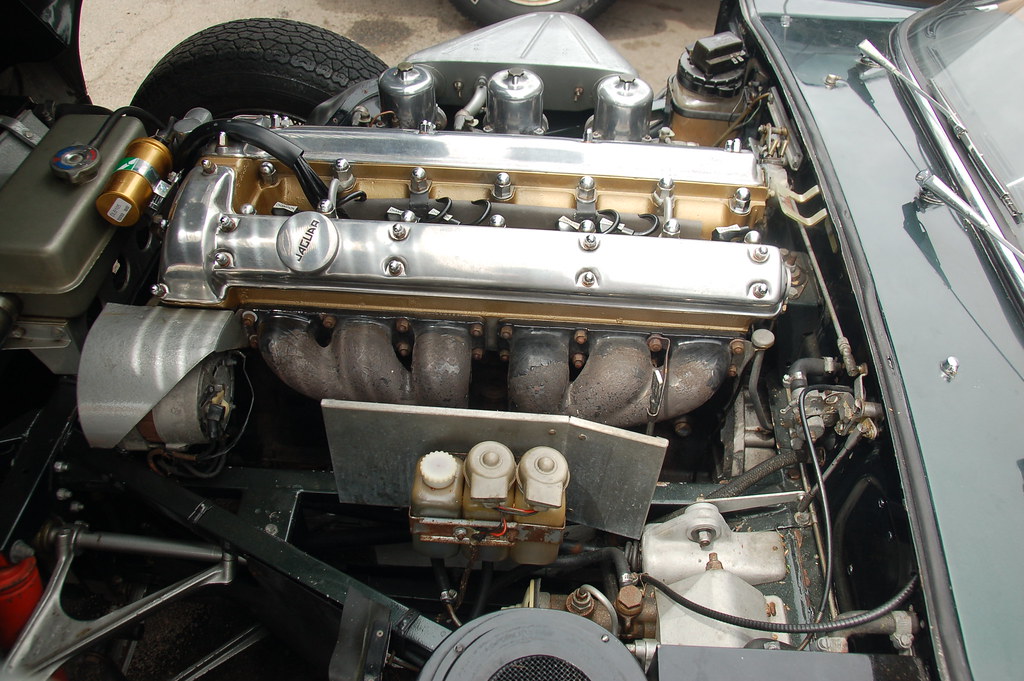 Jaguar EType 4.2 at Samuel's in Allston Engine view Flickr