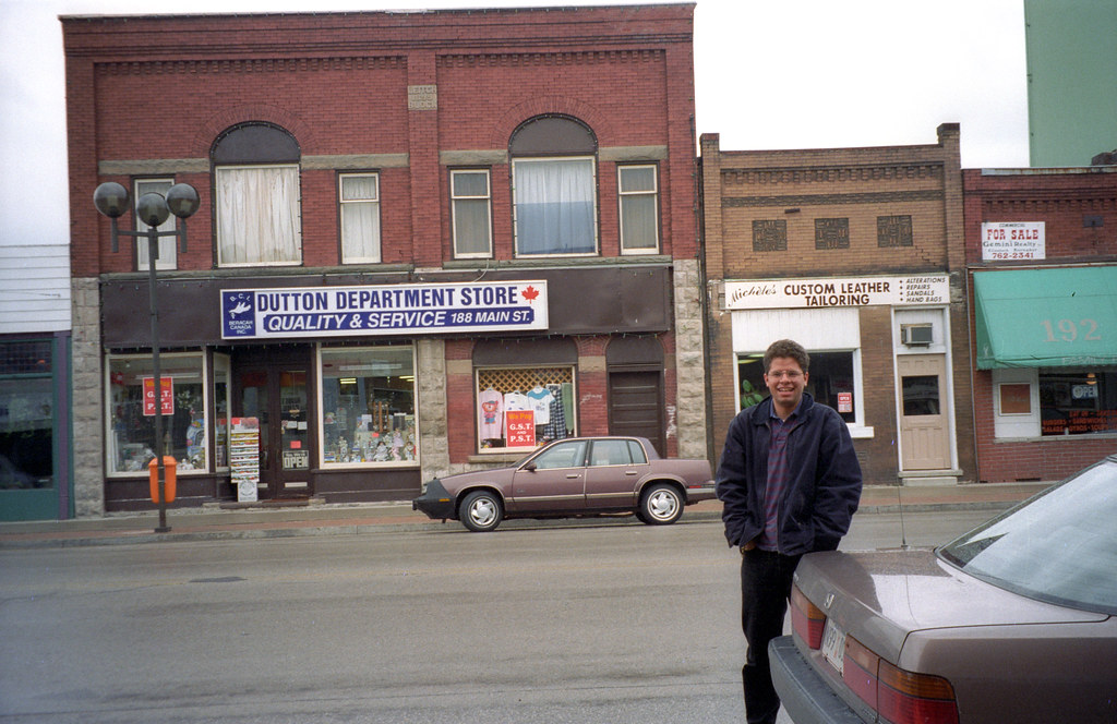 Dutton, Ontario Outside the Dutton Department Store in Dut… Flickr