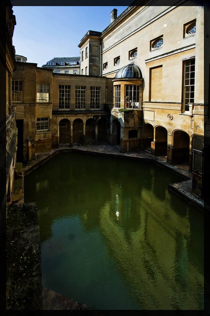 The Roman Baths at Bath The hot spring at Bath rises at a … Flickr
