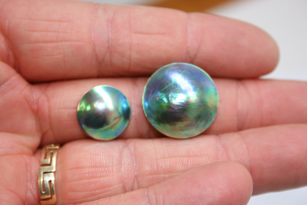 Two Special Abalone Mabe Pearls These two pearls were aptl… Flickr
