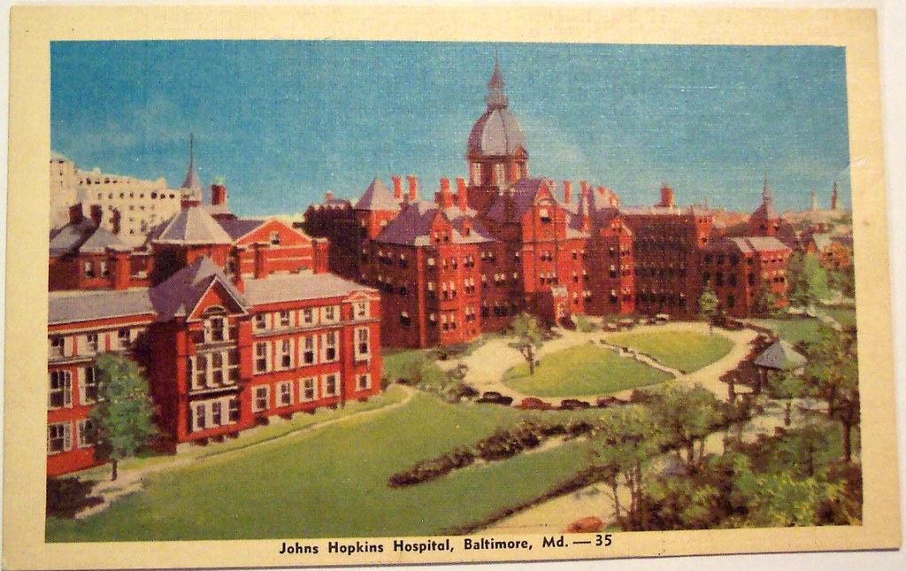 Vintage Postcard Johns Hopkins Hospital, Baltimore, MD Flickr