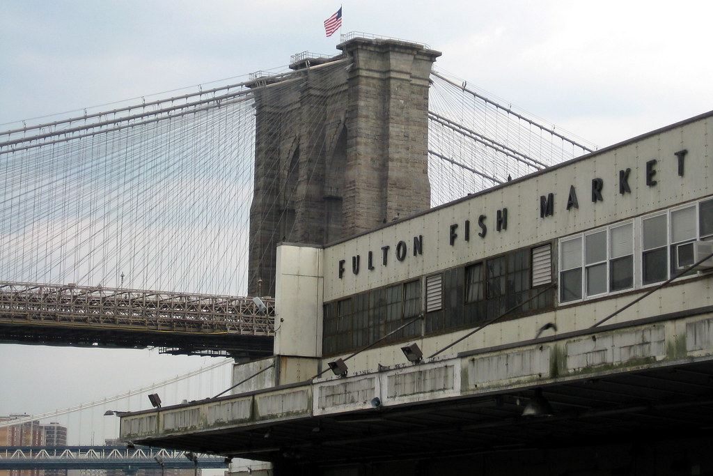 NYC South Street Seaport Fulton Fish Market and Brookly… Flickr