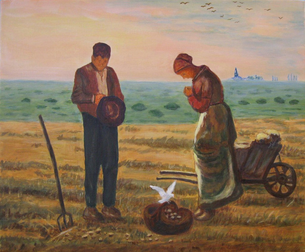 " L'Angelus " JeanFrançois Millet JeanFrançois Millet (1… Flickr