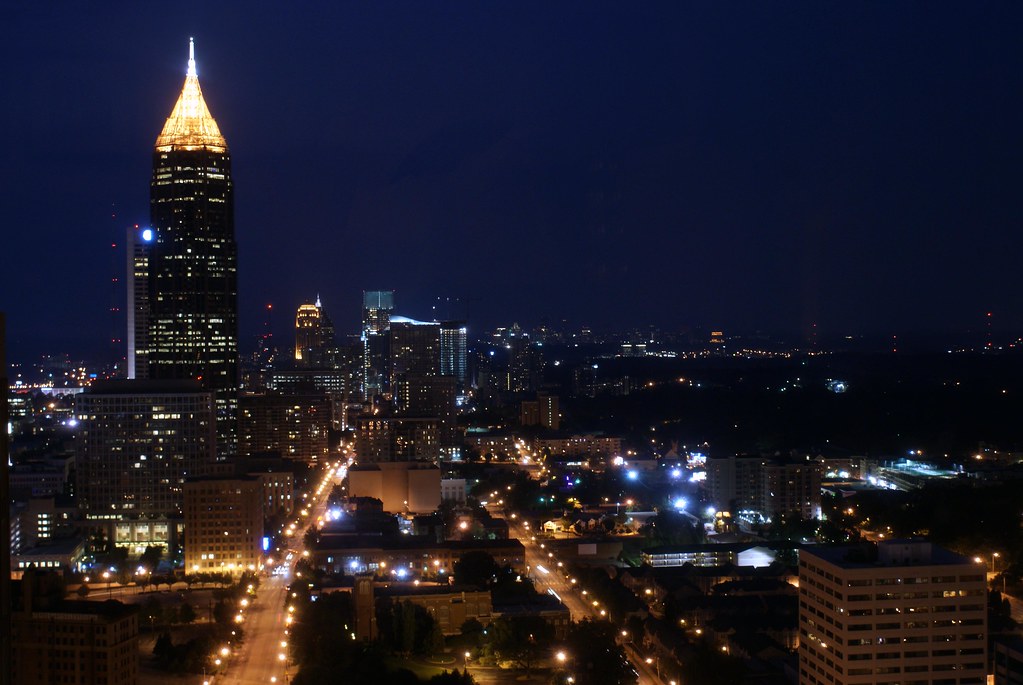at Night 388 Downtown Atlanta at night … Flickr