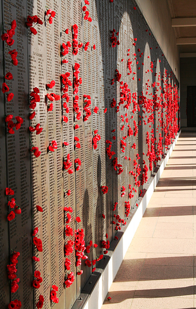 Wall of Remembrance Australian War Memorial, Canberra Flickr