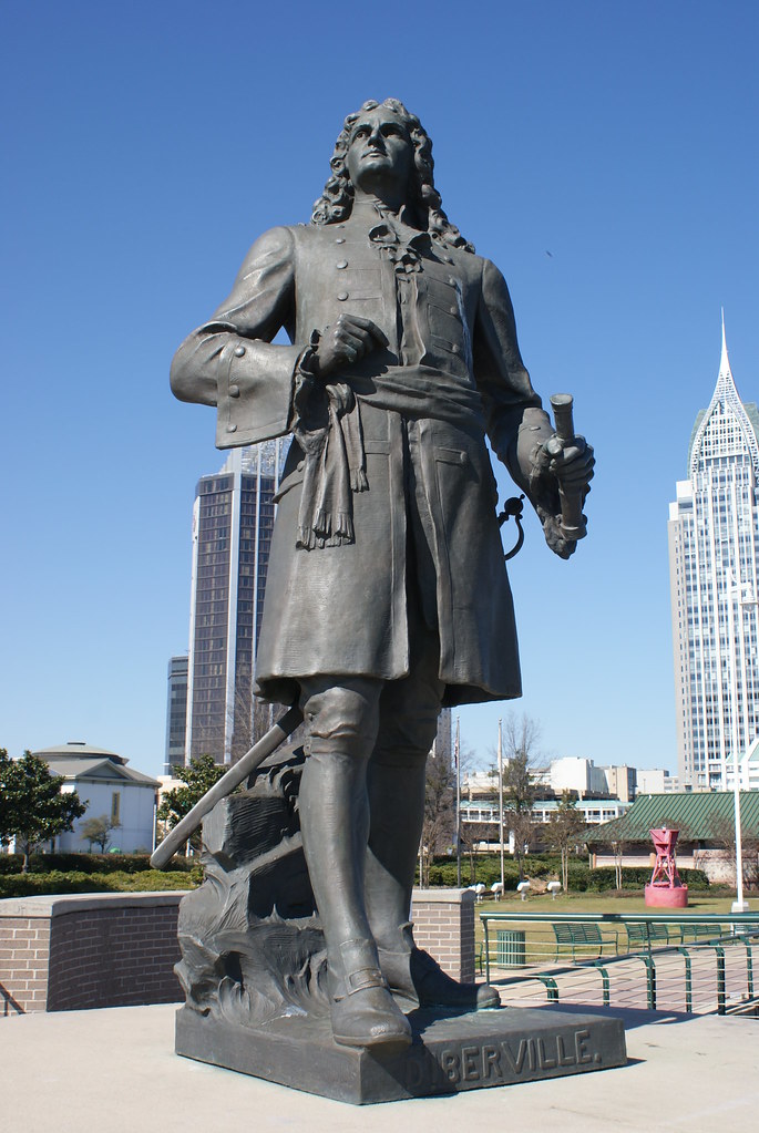 Pierre d'Iberville Statue Cooper Riverside Park Mobile, AL… Flickr