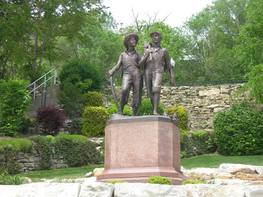 Tom Sawyer & Huck Finn Statue Hannibal, Missouri Jimmy Emerson, DVM Flickr