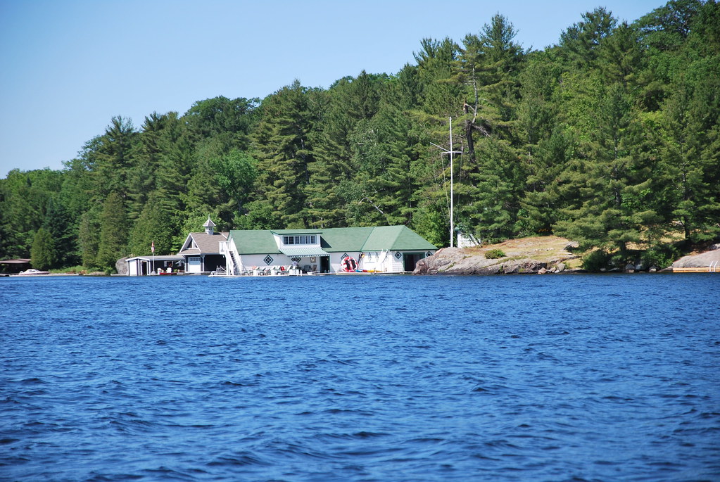 Lake Rosseau Boat House Martin Short's boat house on Lake … Flickr