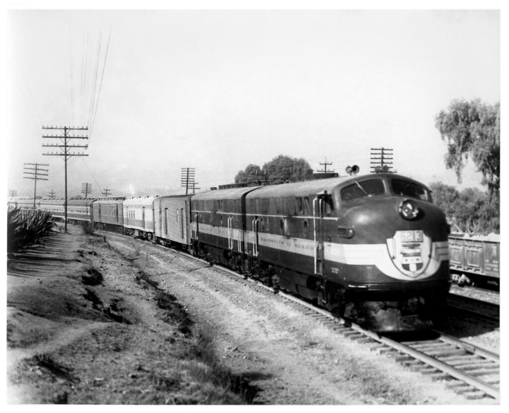 NdeM passenger train Mexico CityGuadalajara in 1955 Flickr