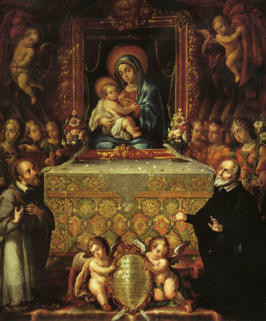 La Virgen de la Escalera con San Felipe Neri y San Francis… Flickr