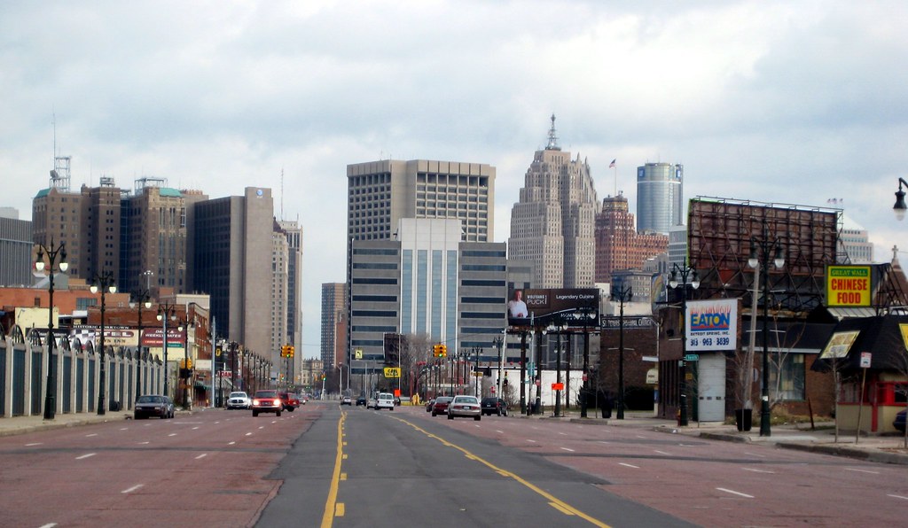 Michigan Avenue & The Detroit Skyline There was so little … Flickr