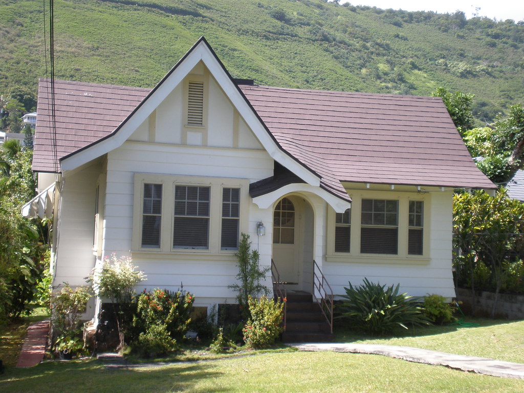 Cottage with doublepitched roof on Beckwith Street, Honol… Flickr