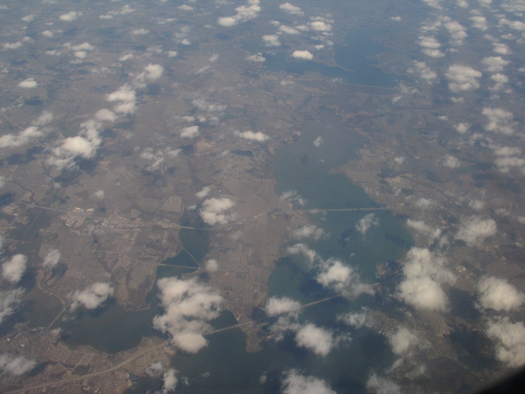 Flight from Atlanta to Tucson Aerial view of the Dallas Fo… Flickr