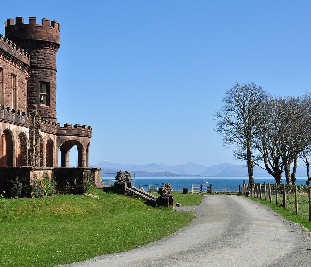 Kinloch Castle On the Isle of Rum looking east Kinloch cas… Flickr