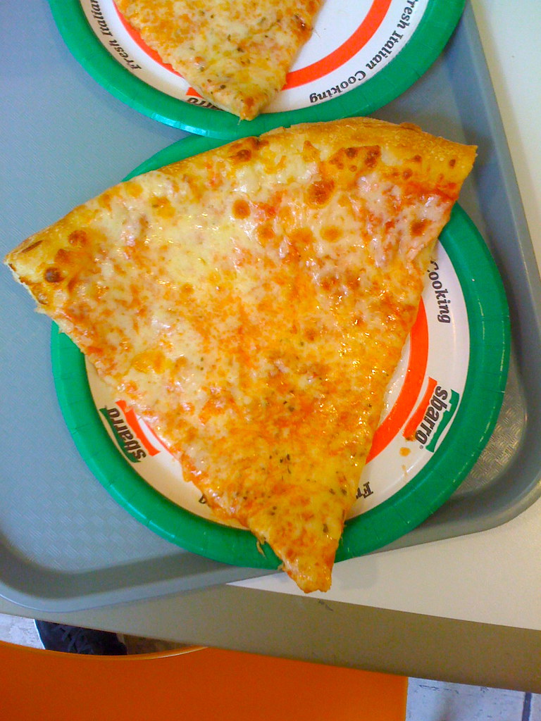 Sbarro Slice cheese pizza The Pizza Review Flickr