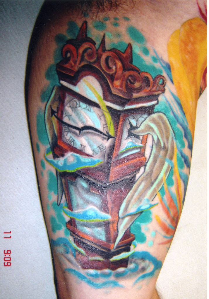 Grandfather Clock Tattoo Mike Mike Tattoo Flickr