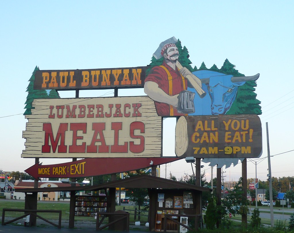 Paul Bunyan Lumberjack Meals (Wisconsin Dells) Paul Bunyan… Flickr