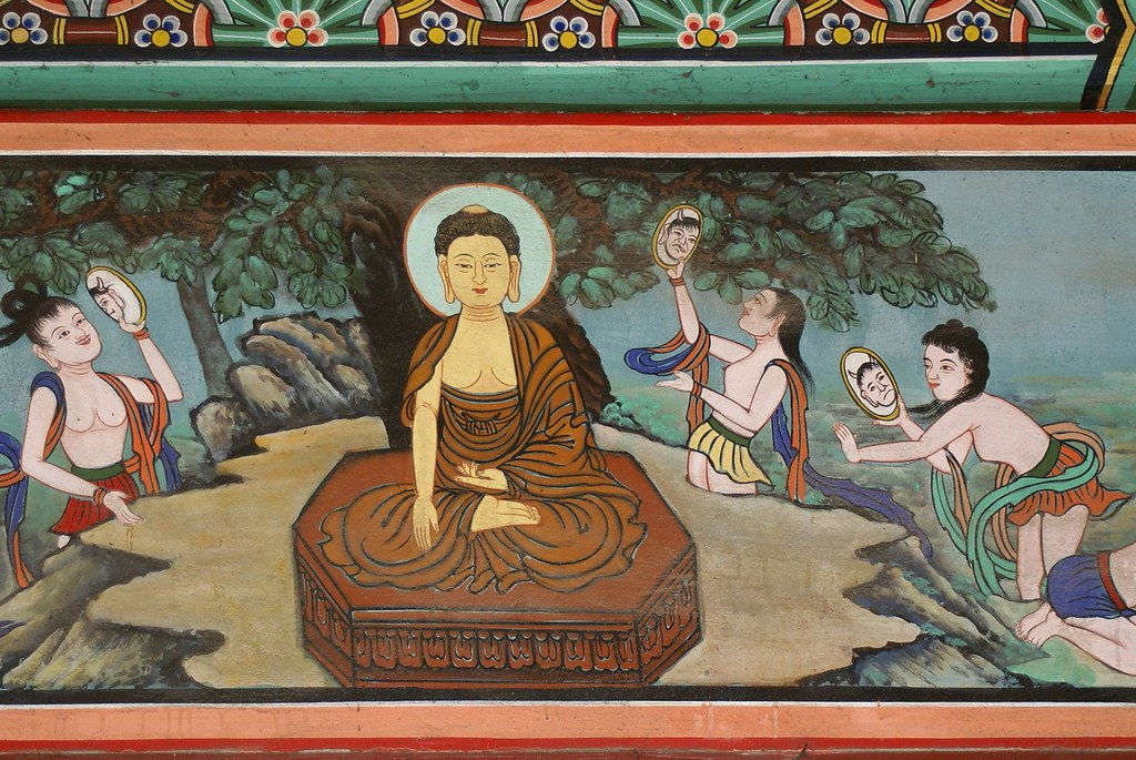 Buddha's temptation (1) The temptation of Buddha by Mara a… Flickr