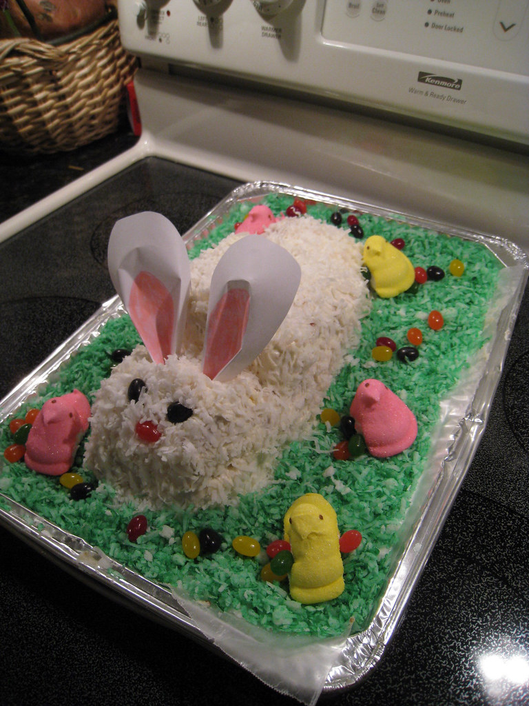 easter bunny cake 1 (18 ounce) package Betty Crocker® Carr… Flickr