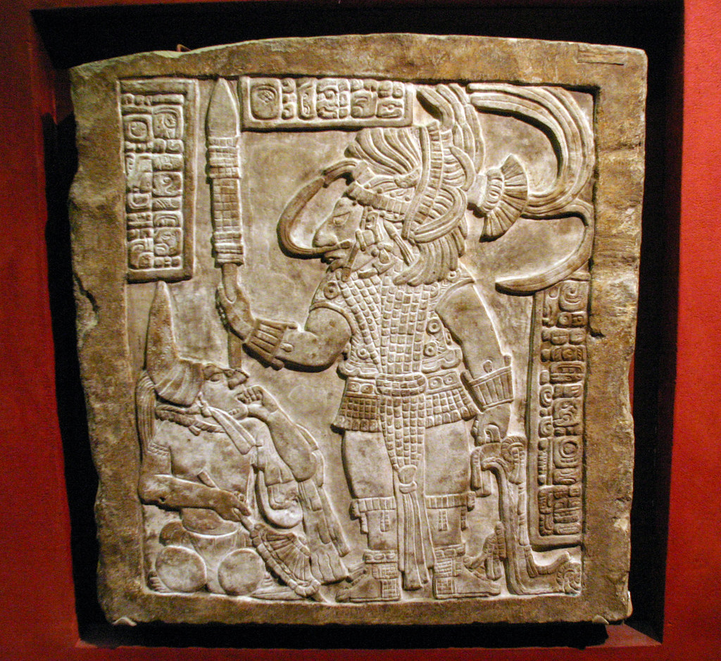 Ancient Mayan granite tablet Exhibited in British Museum, … Flickr