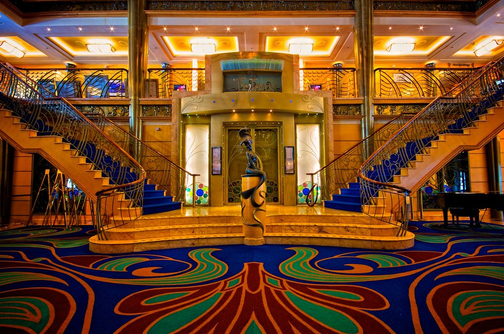 Disney Cruise Line Disney Wonder Main Lobby Disney Won… Flickr