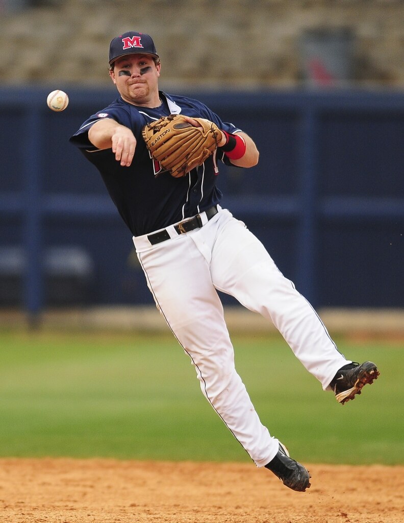 Ole Miss Baseball Ole Miss 3rd Baseman, Zach Miller Nikon … Flickr