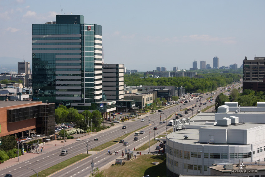 SainteFoy et le centreville de Québec au loin Axel Drainville Flickr