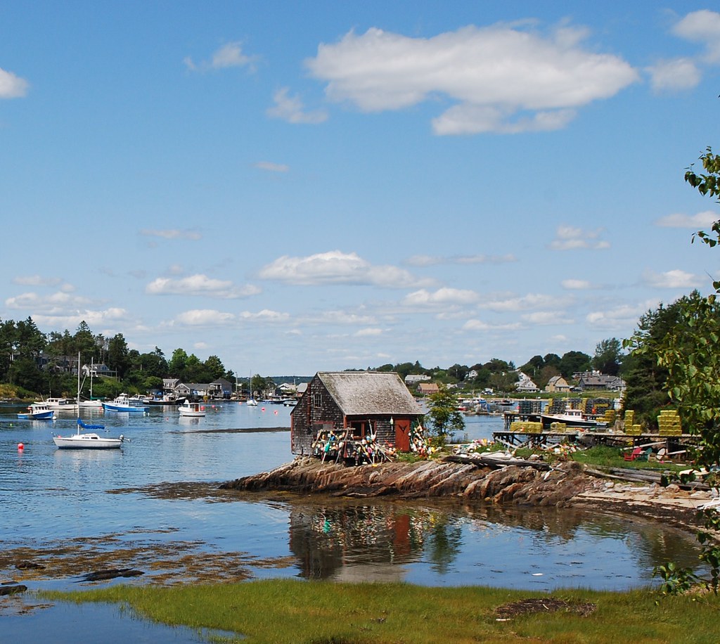 Maine harbor Bailey Island, Maine Bob Dennis Flickr