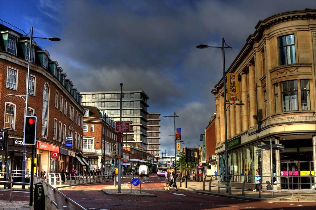 St. Stephen's plain, Norwich, UK. Norwich now and then. Flickr