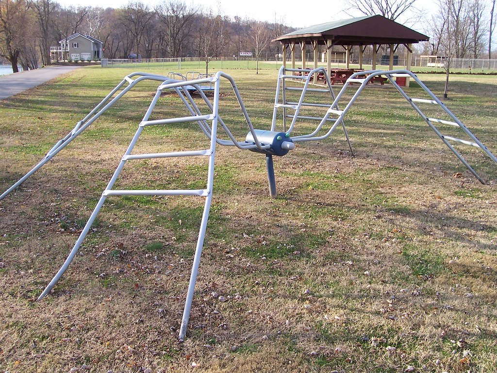 Spider Playground Equipment Playground equipment made to l… Flickr
