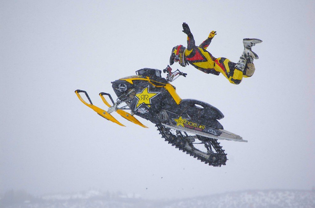 Snowmobile freestyle, Winter X Games, Aspen, CO This was a… Flickr