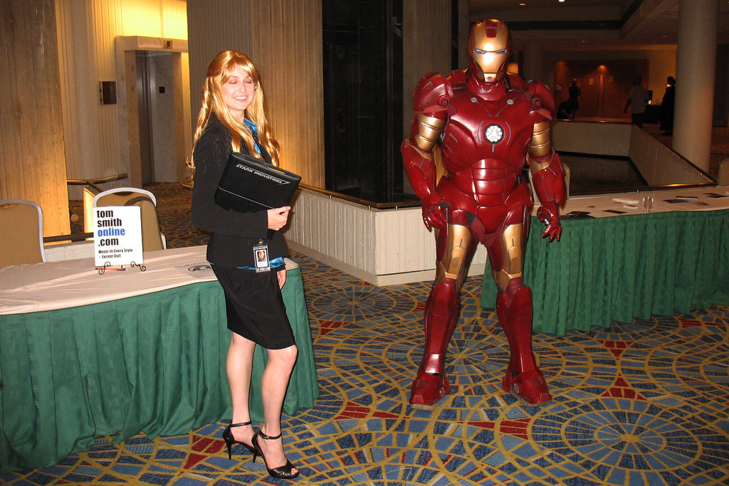 Pepper Potts and Iron Man Peter Eimon Flickr